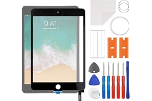 SWARK New Touch Screen Digitizer Replacement for iPad mini 4 2015 A1538 A1550 with OCA Adhesive Repair Tools Kit-No LCD Screen-Black