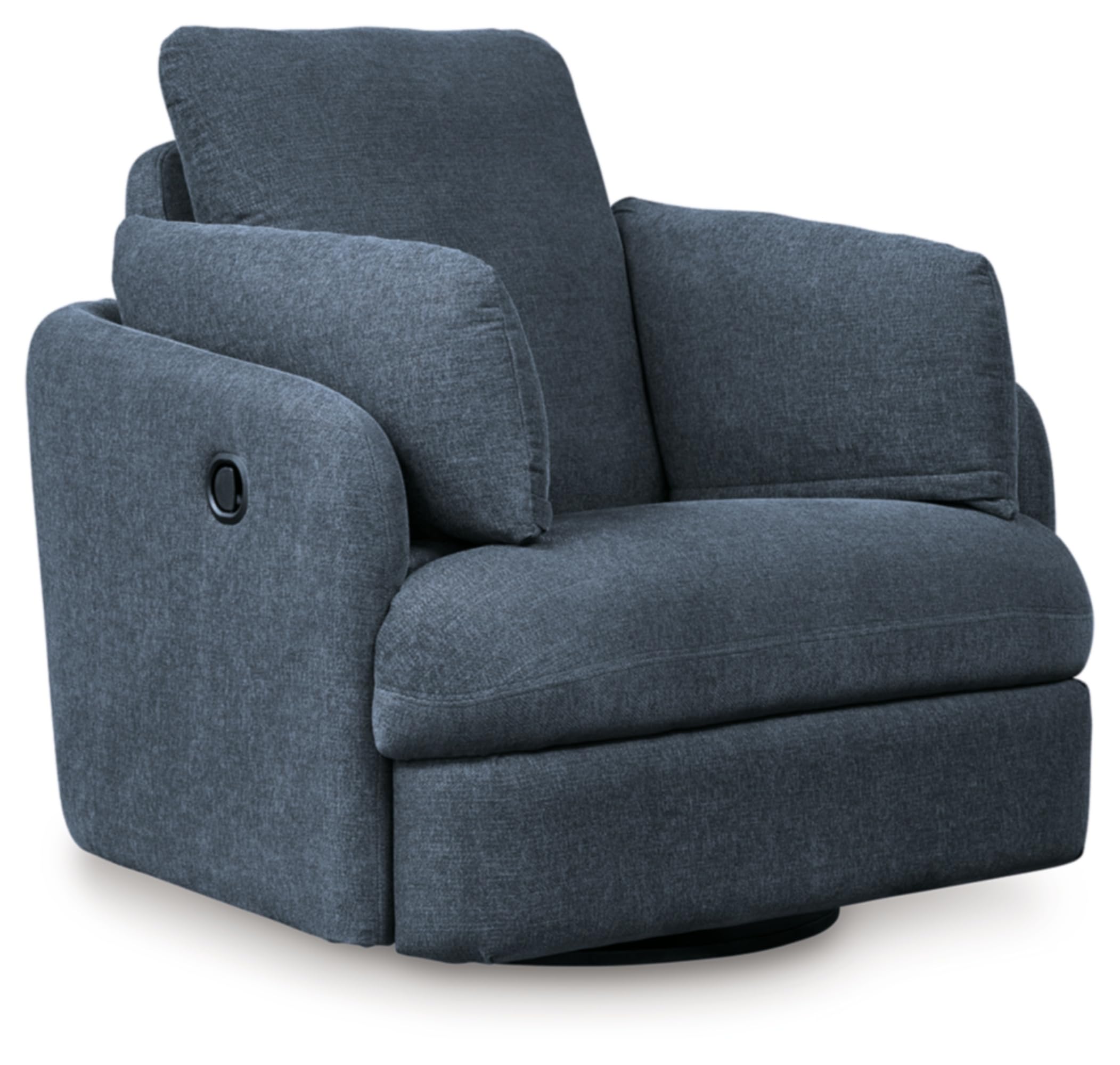 Photo 1 of Signature Design by Ashley Modmax Contemporary Weather Resistant Manual Rocker Swivel Glider Recliner, Blue