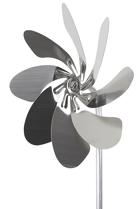 A1003 - steel4you Windrad Speedy28 aus Edelstahl (28cm Rotor-Durchmesser), kugelgelagert - made in Germany