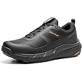 NORTIV 8 Men's Waterproof Hiking Shoes Lightweight Trekking Walking Fashion Sneakers with Arch Support for Camping Tennis Outdoor Training StreamRunner