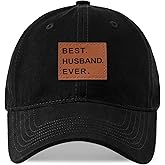 MEINICY Gifts for Husband Fathers Day Anniversary Husband Gifts from Wife Dad Hat Black