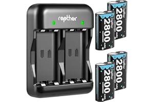 Rapthor 2800mAh Rechargeable Controller Battery Pack with Charger for Xbox One/Xbox One X/Xbox One S/Xbox One Elite/Xbox Seri