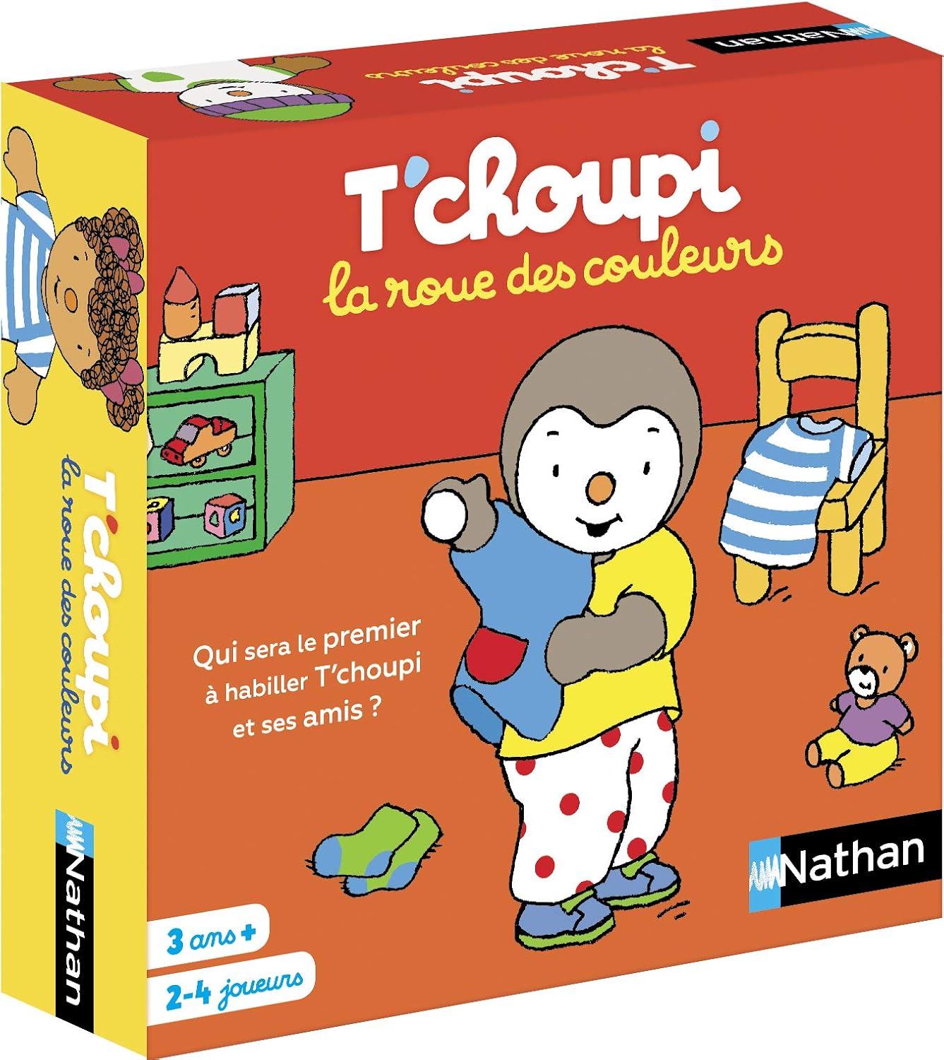 Nathan – The Wheel of Colours T'choupi – Educational and cooperative game for children from 3 years of 2 to 4 players - Image 4
