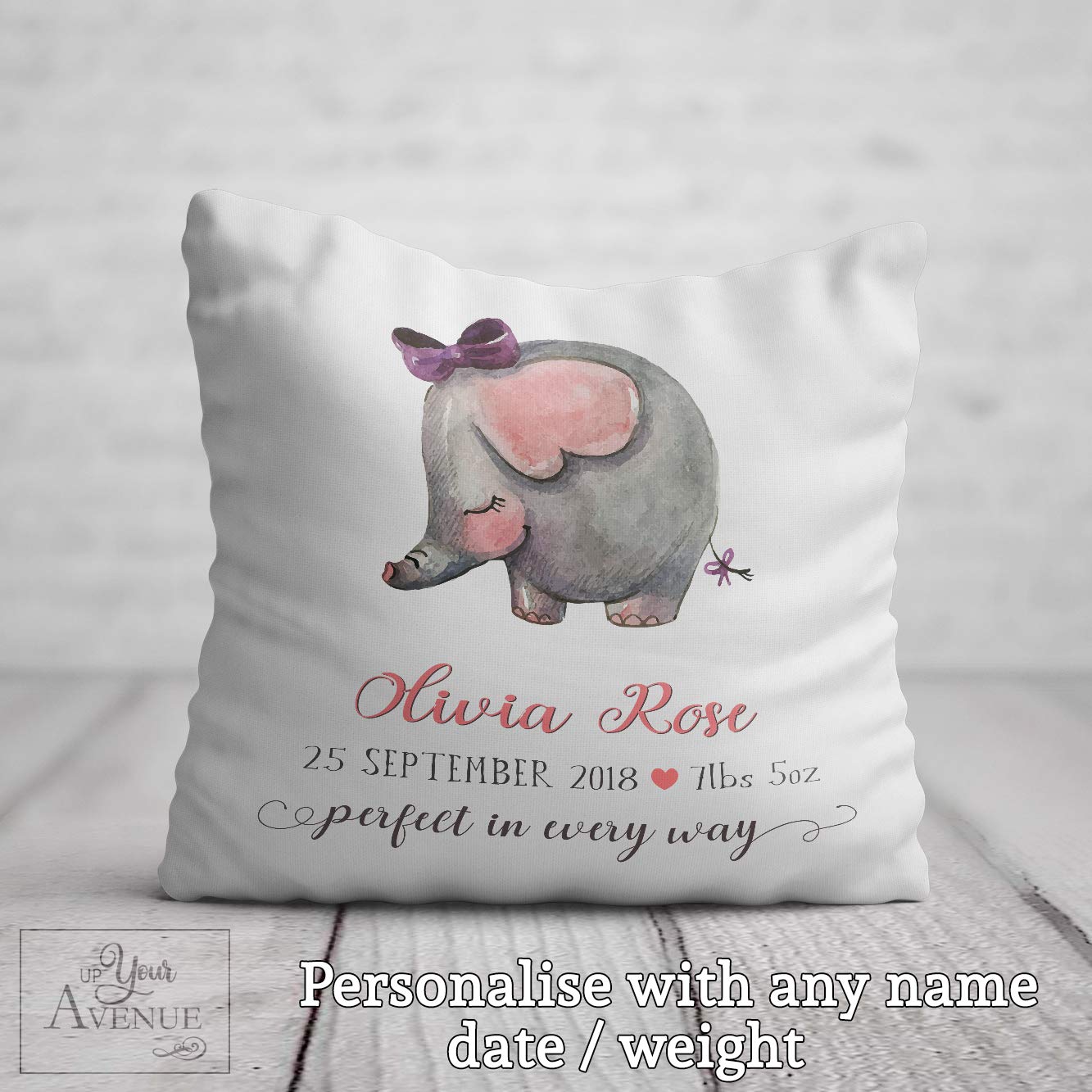 baby girl cushion