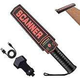 JANEYHIM Handheld Metal Detector Wand Security Scanner,High-Sensitivity Security Wand Metal Detector,Nail Finder,Metal Detector Wand for Woodworking (Built-in Battery, with Charging Line)