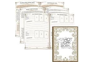 Witch Journal,Hardcover Tarot Card Journals for Writing | Witch Writing Workbook for Adults Ritual Energy Tracking Astrology 