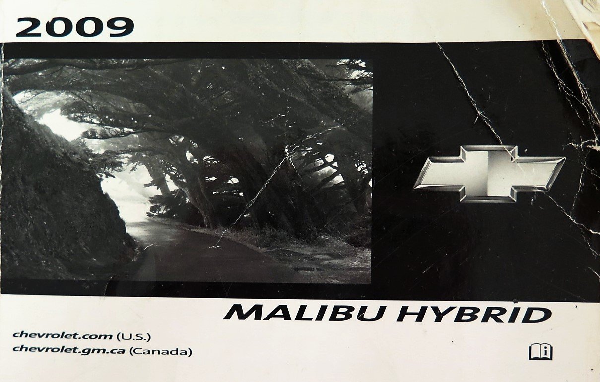 Amazon.com: 2009 Chevy Chevrolet Malibu Hybrid Owners Manual book:  Automotive