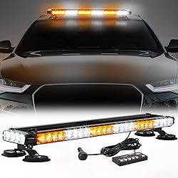 WINECO Amber White 29.5" LED Rooftop Strobe Lights