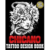 Tattoo Design Book: 400 Chicano Tattoos for Adults, Professionals, Amateurs & Style Lovers