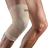 BingboPro Knee Brace for Pain Relief - Knee Compression Sleeves for Men and Women, Knee Support Leg Brace for Meniscus Tear, Running, Weightlifting, Workout, ACL, Arthritis, Joint Pain Relief(Nude,M)