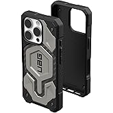 URBAN ARMOR GEAR UAG Designed for iPhone 16 Pro Case 6.3" Monarch Pro - Compatible with MagSafe Charging Rugged Heavy Duty Shockproof Anti-Slip Military Grade Protective Cover, Titanium