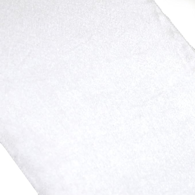 Koyal 12 by 108Inch Satin Table Runner, White Home & Kitchen
