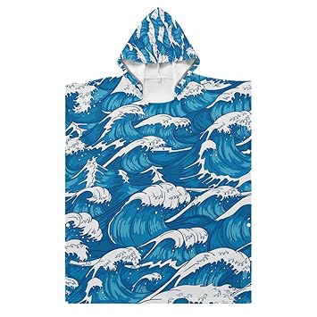 kids hooded beach towel