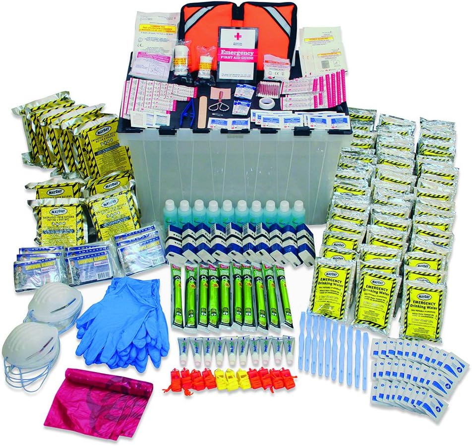 Ready America 70551 10 Person 3 Day Emergency Kit, Green