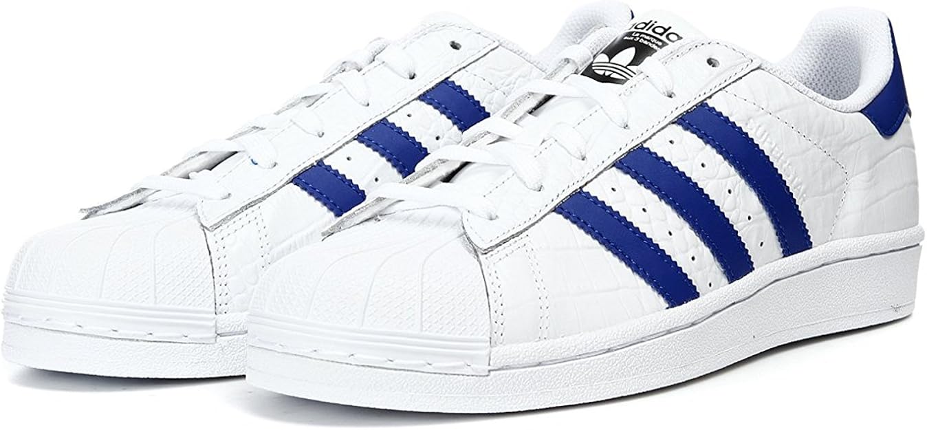 adidas superstar blue and gold