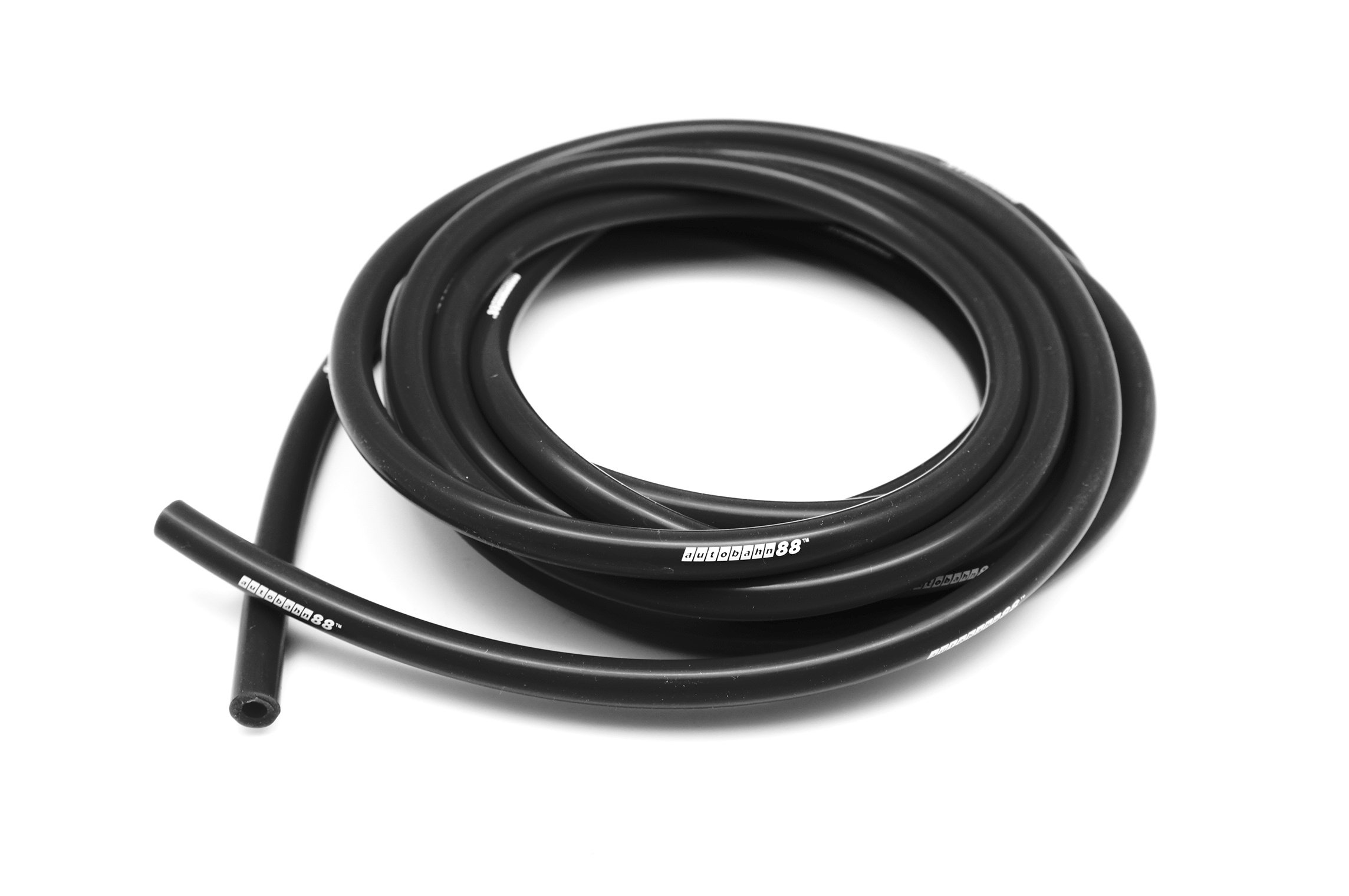 Autobahn88 High Performance Silicone Vacuum Hose, ID=0.47" (12mm), OD=0.71" (18mm), 5 Feet (1.5 Meter), Black