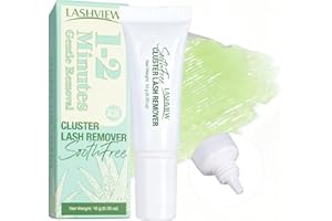 LASHVIEW Lash Cluster Glue Remover Soothing Gel Formula, Easy at-Home Use, Effortless Removal of Lash Extension Glue (5ml)