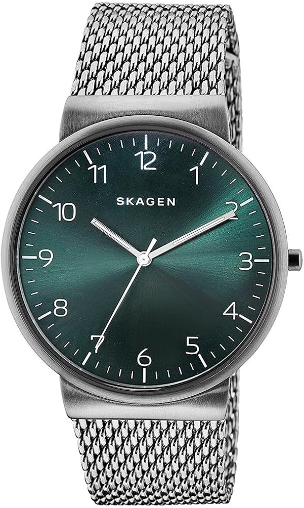 Skagen SKW6184 Mens Ancher Silver Mesh Strap Watch Amazon.co.uk Watches