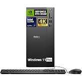 Dell Tower Desktop, NVIDIA RTX 5060, Intel Ultra 7 265F, 32GB DDR5, 1TB SSD | 8B GDDR7 GPU, 20 Core CPU, DDR5 5600MT/s, Wi-Fi 6, Bluetooth 5.4, SD Card Reader, Windows 11 Pro, Wired Keyboard &amp; Mouse