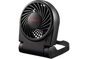 Honeywell HTF090B Turbo On-the-Go Personal Fan, Black – Small Portable Fan for Travel
