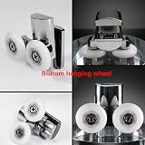 KAFENDA Zinc Alloy Shower Door Rollers 23mm Twin Shower Door Runners 4pcs view 7