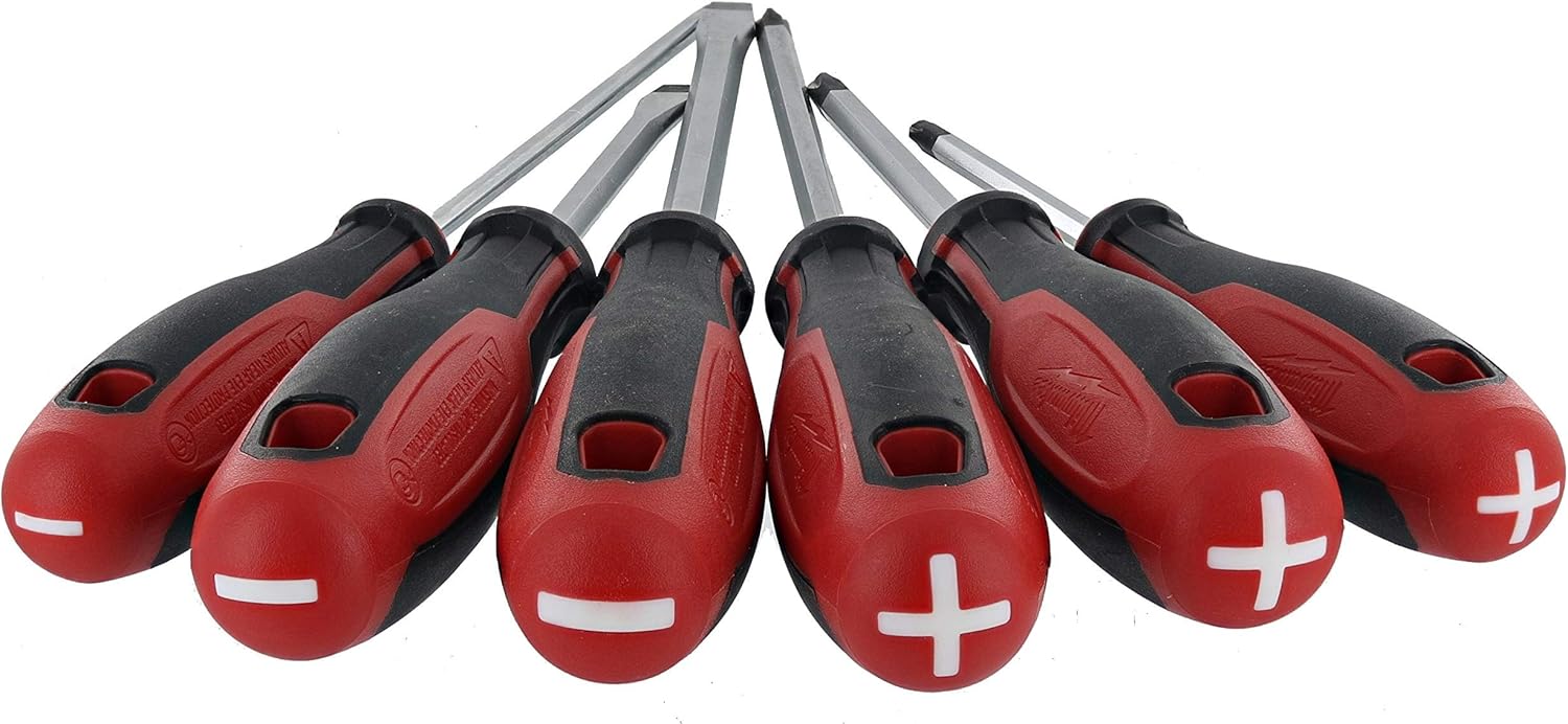 Milwaukee 48-22-2706 6Piece Phillips and Slotted Head Screwdriv Ing Set W/Magnetic Tips and Trilobe Handles - Image 5