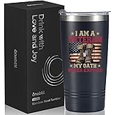 Onebttl Veterans Gifts for Men & Women, Military Army Soldiers Appreciation Gifts, My Oath Never Expires, 20oz Stainless Steel Tumbler, Black