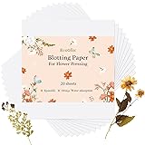Ecoofor Blotting Paper for Flower Press, 20 Sheets