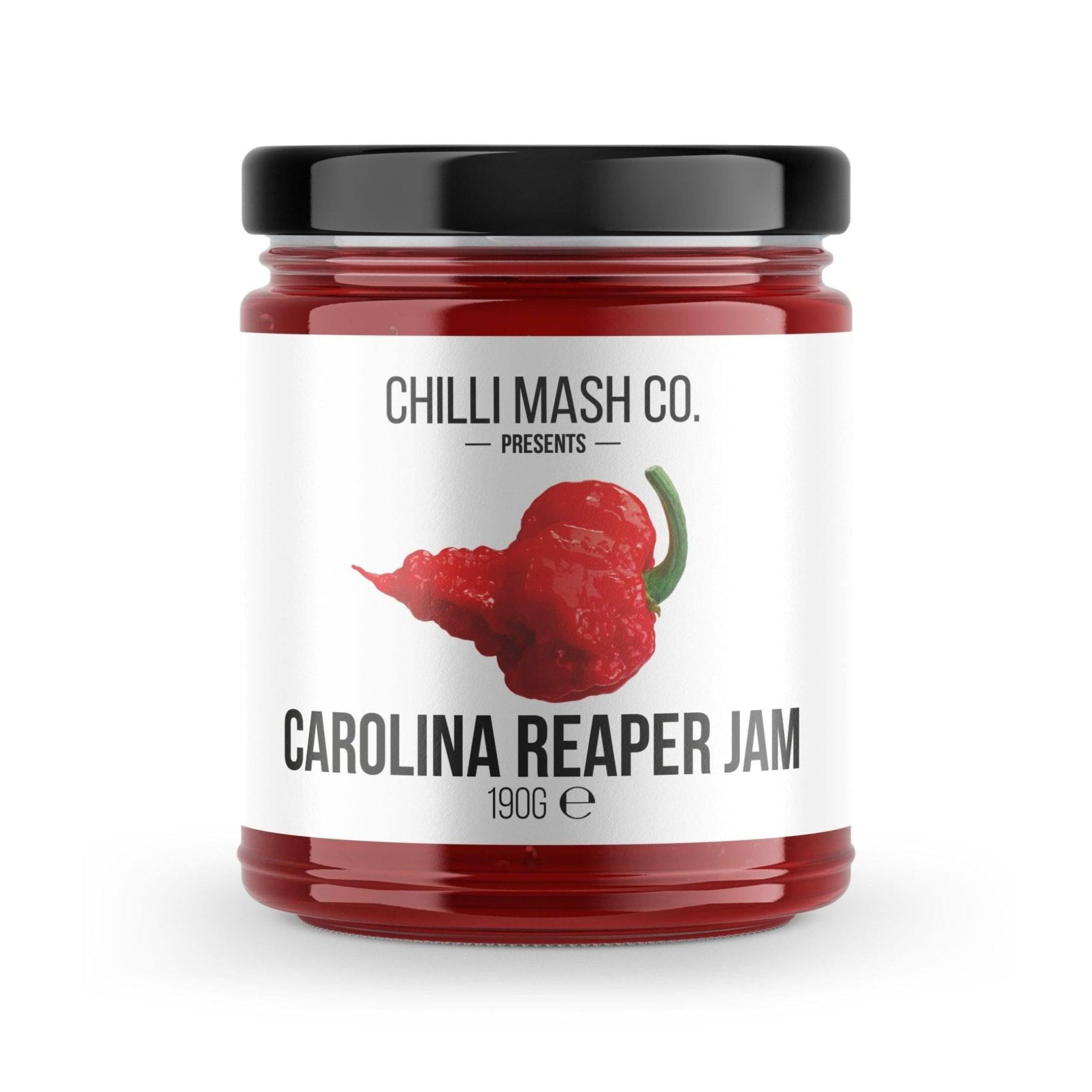Carolina Reaper Chilli Jam | Chilli Mash Company | World's Hottest Chilli Jam - Extremely Hot | Vegan and Vegetarian Friendly | 250 ml