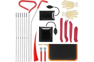 GENERIC Car Repair Tool Kit,Stainless Steel 68 Inch Pull Hook J-Hook,20PCS