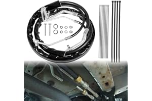 JOHNTRUCK C68100 Rear AC Line Set Air Conditioning Hoses for 2012 2013 2014 2015 2016 2017 2018 2019 Dodge Caravan/Grand Caravan/Chrysler -Country & Town Minivans (23PCS)