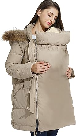 maternity babywearing coat