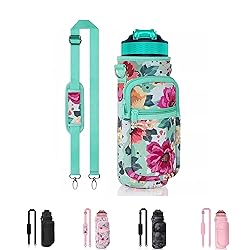 Water Bottle Carrier Bag, 25oz 32oz Crossbody Water