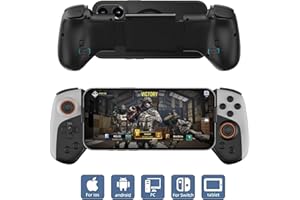 Snail Bear Cell Phone Game Controller, Wireless Gaming Controller for iPhone/Android/PC/Switch, Retractable Controller forApple Arcade MFi Games