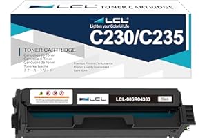 (with Chip) LCL C235 C230 Black High Capacity Toner Cartridge Replacement for Xerox 006R04383 006R04391 for C235 C235DNI C235