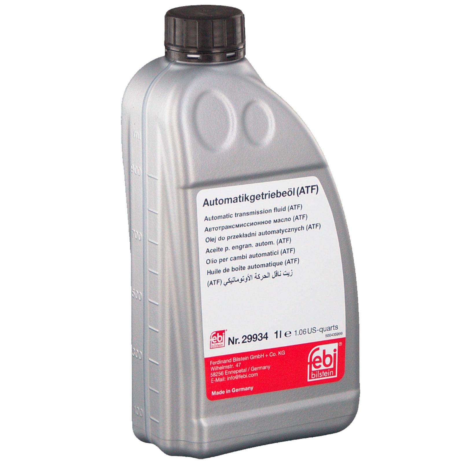febi bilstein 29934 Automatic Transmission Fluid (ATF), pack of one (Package may vary)