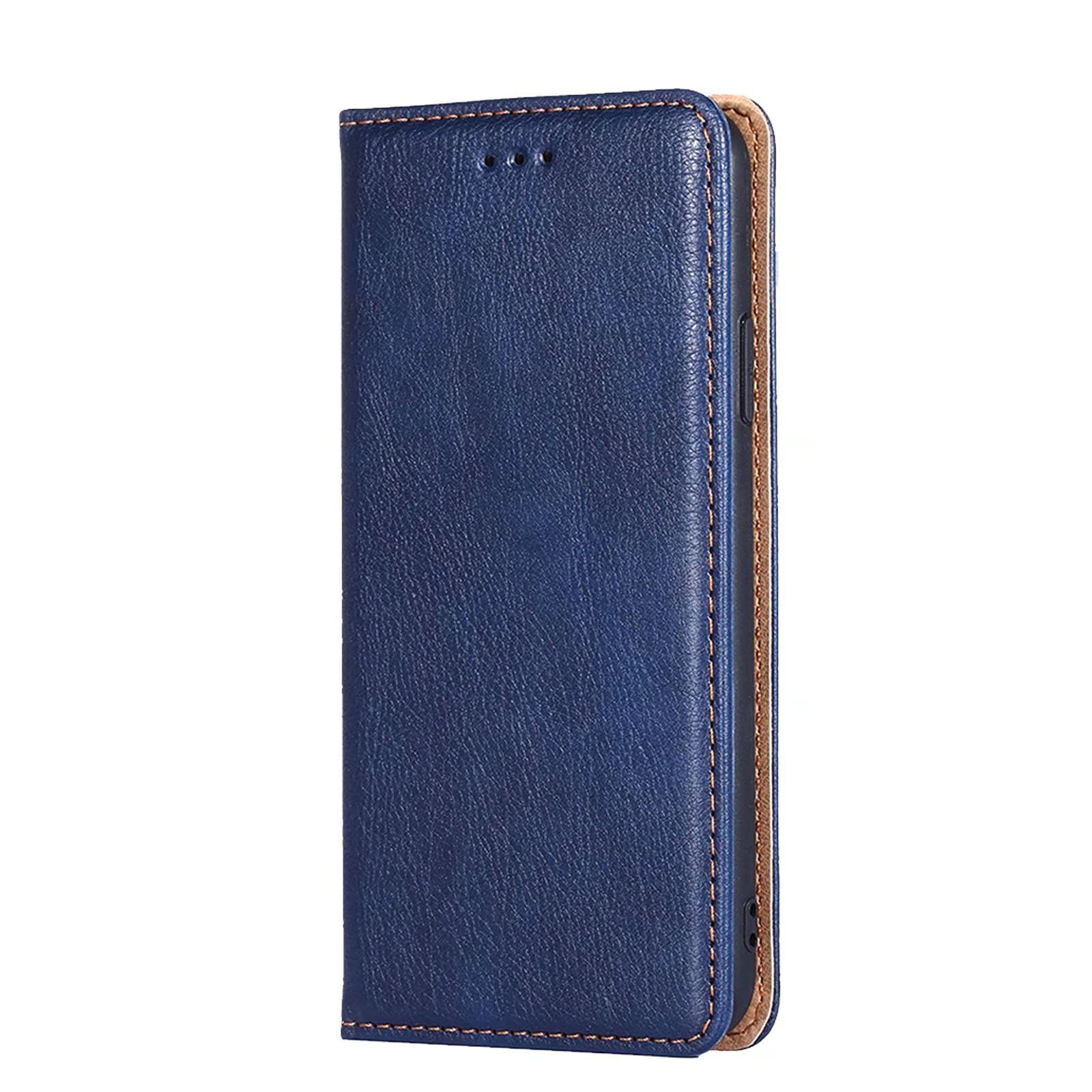 LINER Leather Case for OPPO Reno 4 Pro 5G (Reno4 Pro), Wallet Case Premium PU Shockproof TPU Slim Case [Card Slots/Kickstand/Magnetic Closure] Flip Folio Cover for OPPO Reno 4 Pro 5G (Reno4 Pro), Blue