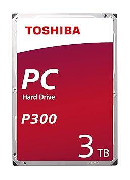 TOSHIBA P300 Interne Festplatte 3 TB – 3,5 Zoll (8,9 cm) – SATA Festplatte intern (HDD) – 7200 rpm (U/min) – 6 Gb/s – für Gam