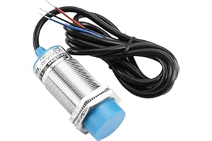 Heschen M30 Capacitive Proximity Sensor Switch Non-Shield Type LJC30A3-H-Z/AX Detection 1-15mm 10-30VDC 200mA NPN Normally Closed(NC) 3 Wires