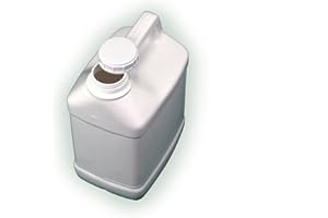 DABRIA 2 Gallon White Plastic F-Style Jug With 63mm Cap (63/435)F