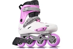 Professional Inline Skates for Women Men, COSMOID Roller Blades Adult Male Female, Size 5-13，Professional Fitness Roller Skates Blades for Unisex