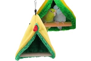Parrot Hammock, Reduce Stress Bird Happy Tent, Bird Hammock, Finches Macaws Cockatiels for Small Parakeets