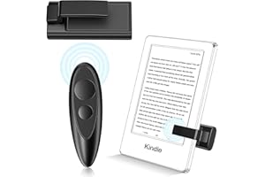 Gowjaw Remote Page Turner for Kindle Kobo Paperwhite, Clicker Page Turner for Kindle eReaders iPhone iPad iOS Android Tablets Novels Taking Photos Remote Control Reading Accessories in Bed