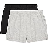 Danskin Womens 2 Pack Fleece Pull on Shorts