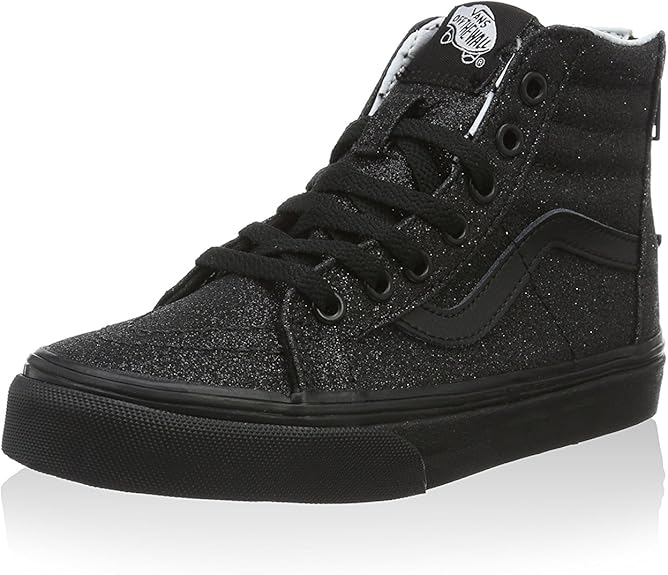 black vans junior size 4