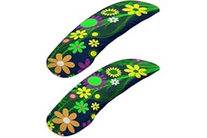 Wanzuoeng Office Chair Arm Covers Boho Floral Print Chair Armrest Covers Removable Stretch Washable Computer Chair Arm Covers Protectors for Office Chairs, 2Pcs/Set