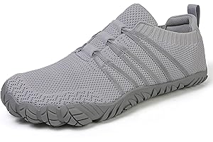 BRYKAN Unisex Minimalist Barefoot Shoes for Men and Women with Wide Toe Box Zero Drop Design Hike Footwear Minimalist Shoes Five Finger Cross-Trainer Ideal for Walking Hiking and Grounding Activities