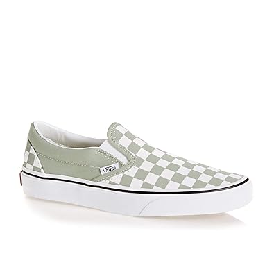 sage checkerboard vans