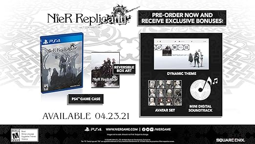 Amazon Com Nier Replicant Ver 1 22474487139 Playstation 4 Square Enix Llc Video Games