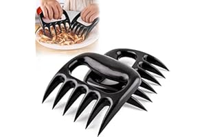 FKKsparkler Meat Shredder Claws, Pulled Pork Claws for Meat Shredding, Chicken Shredder Tool Barbecue Accessories Gift for Men, Pack of 2